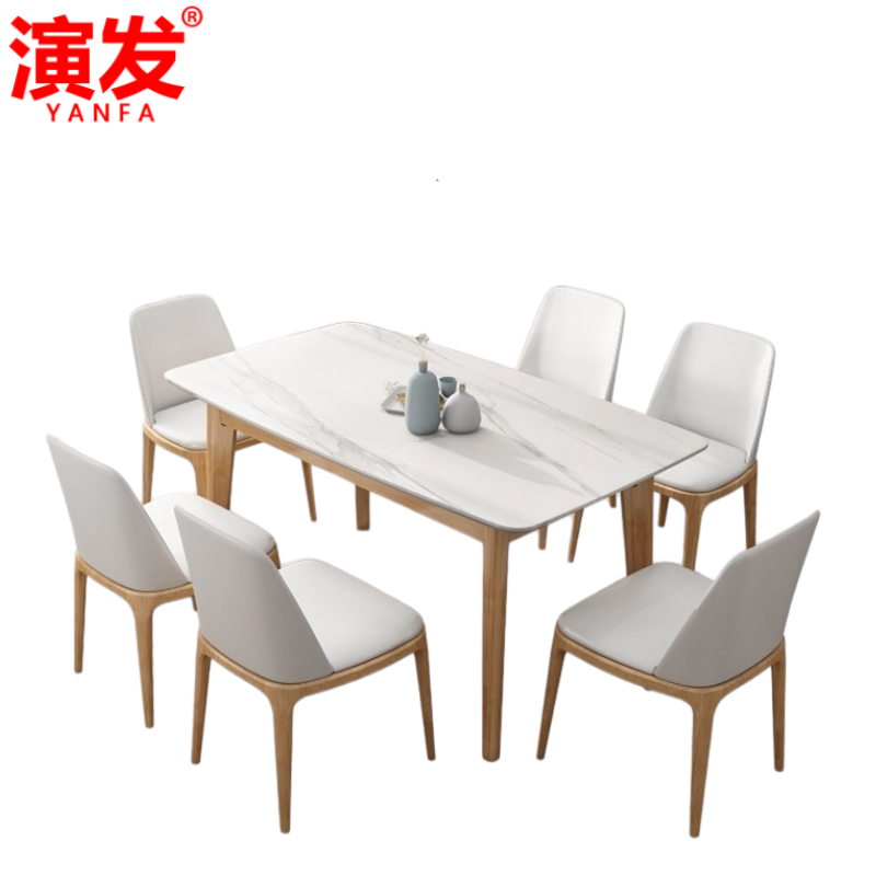 演发餐桌1.2米一桌四椅套高清大图