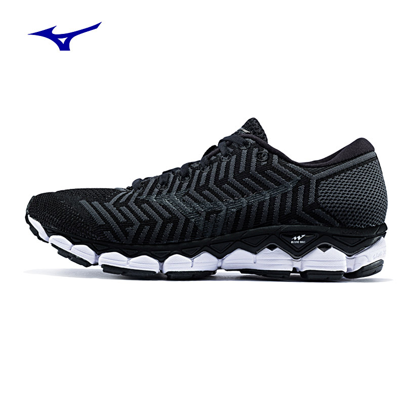 美津浓(Mizuno)2018 WAVE KNIT S1专业减震女子慢跑鞋跑步鞋J1GD182509