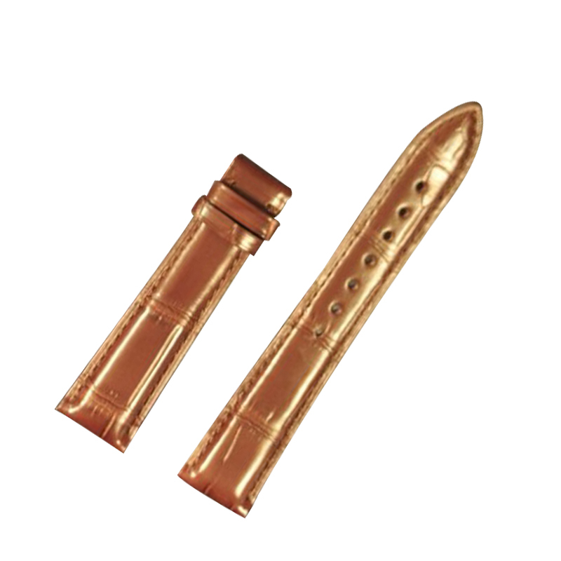 绘邦单面竹节纹鳄鱼皮表带手表配件男士女士表带配换装工具