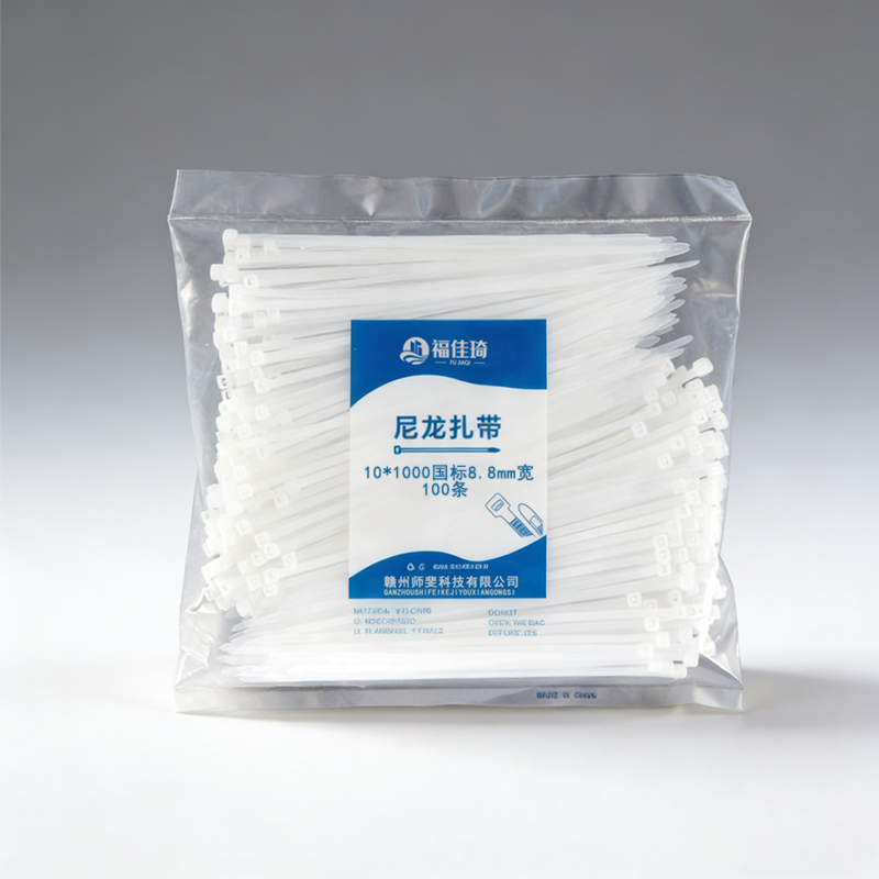 福佳琦 尼龙扎带10*1000国标8.8mm宽100条 包高清大图