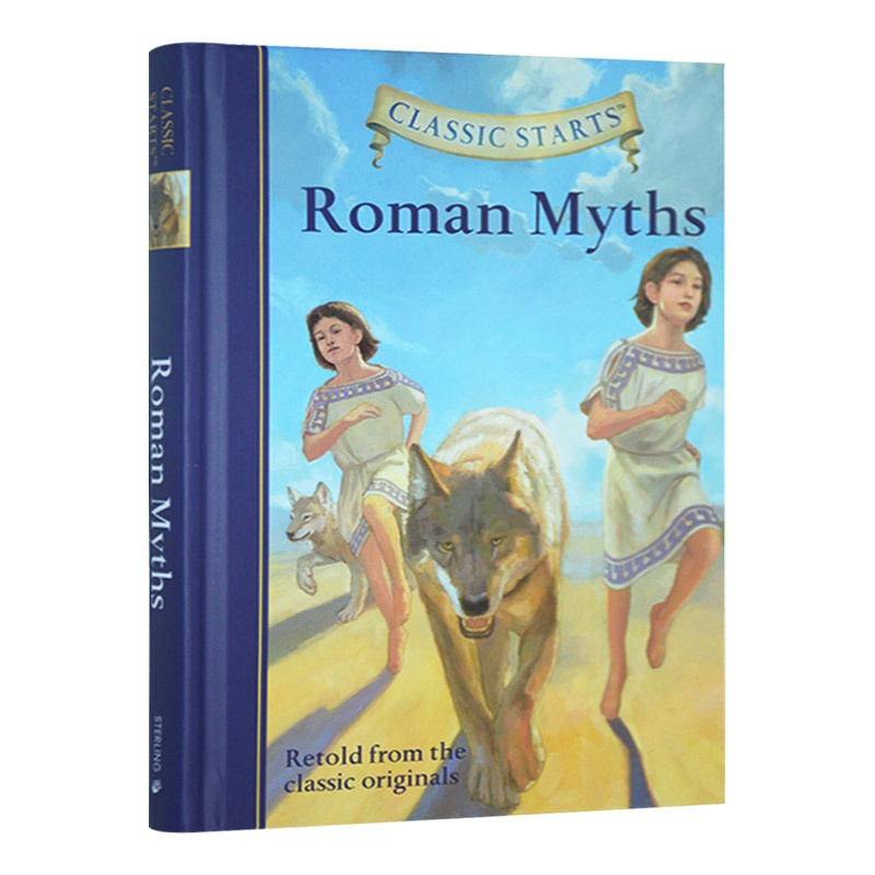 [正版]开始读经典 罗马神话 英文原版 Classic Starts Roman Myths 英文版儿童小说 世界经典