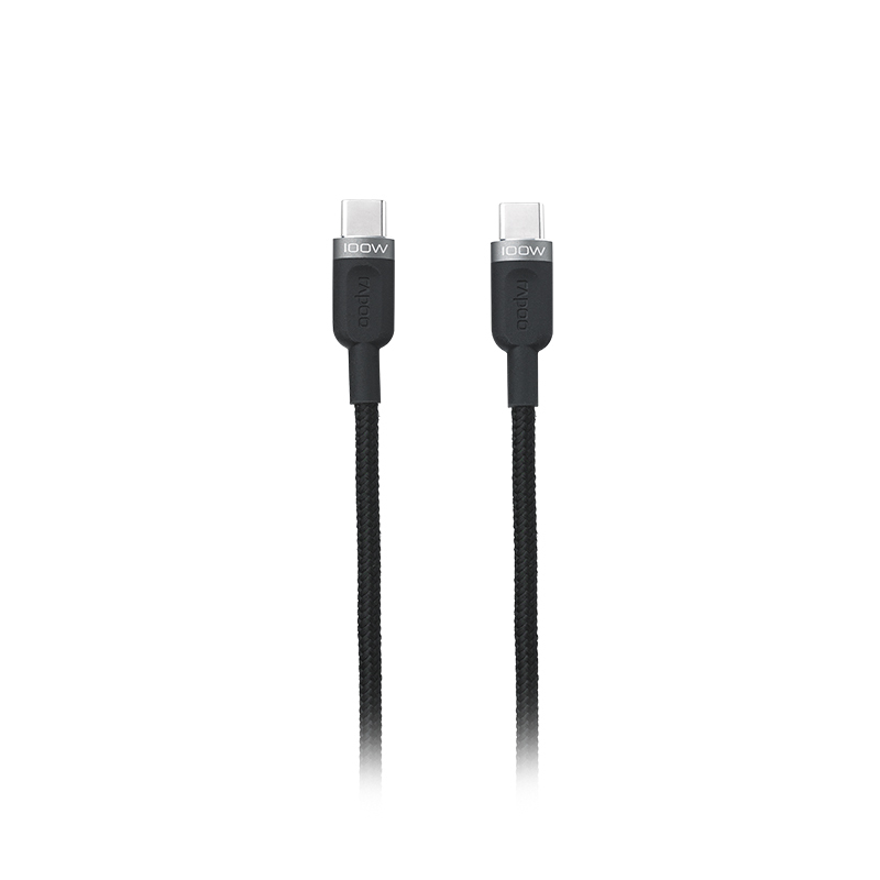 雷柏PD100数据线type-c快充100W加长2M适用于华为12安卓6s小米闪充iPad平板PD60100闪充ios