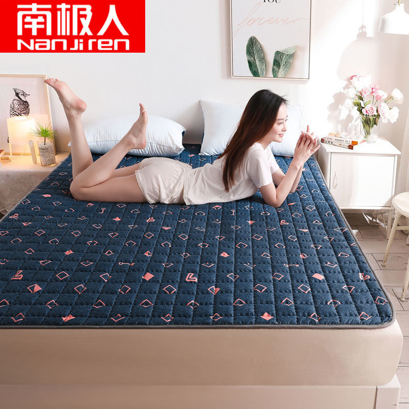 床垫床护垫1.8米家用双人床褥子0.9学生单人宿舍床可机洗垫 防潮裸睡升级版【新起点】 180x220cm床