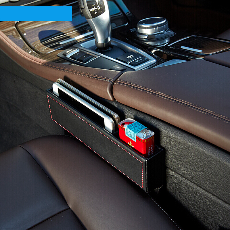 适用于汽车收纳盒座椅夹缝隙置物盒车载储物盒整理箱车内饰用品车用