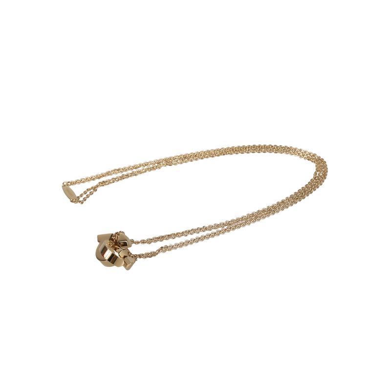 Ferragamo女士百搭铜质项链时尚优雅复古饰品