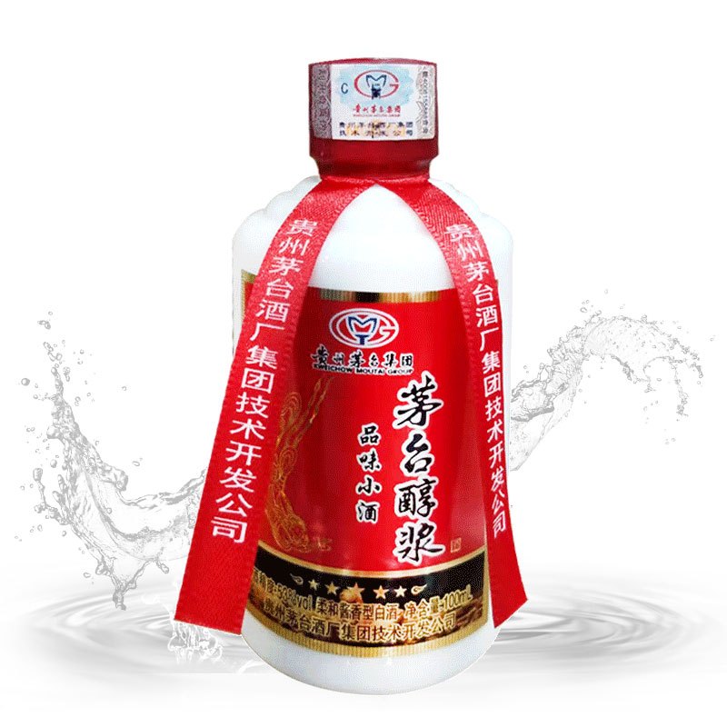 贵州茅台酒厂集团技术开发公司出品 茅台醇浆酒 (品味小酒)53度酱香型白酒 100ml 1瓶