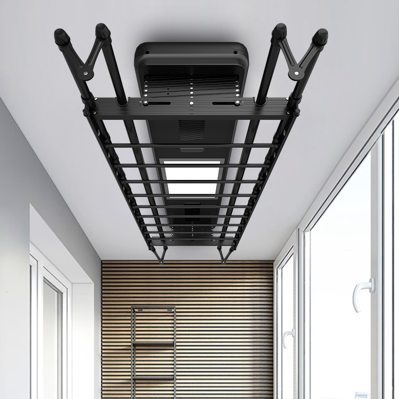 courage天猫精灵电动晾衣架智能烘干声控自动升降家用阳台壁控晒衣架