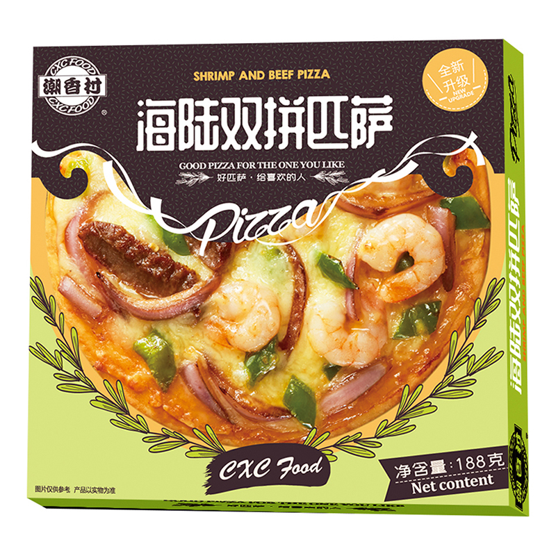 潮香村海陆双拼匹萨188g