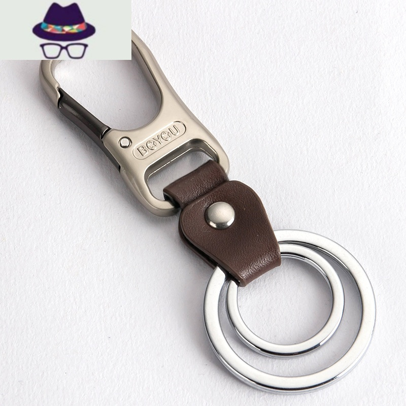 博友经典小扣创意男士腰挂钥匙扣挂件汽车钥匙链锁匙钥匙圈环fish