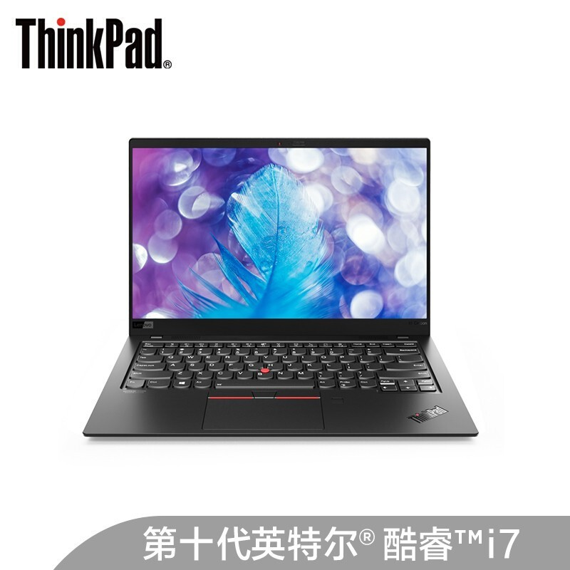 联想ThinkPad X1 Carbon 2020(7FCD)英特尔酷睿14英寸超极本长续航轻薄便携商务笔记本笔记本电脑 i5-10210U 16G 512G 4G版 Win10