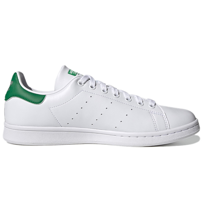 adidas originals三叶草 stansmith 绿尾 防滑减震 低帮 板鞋 情侣