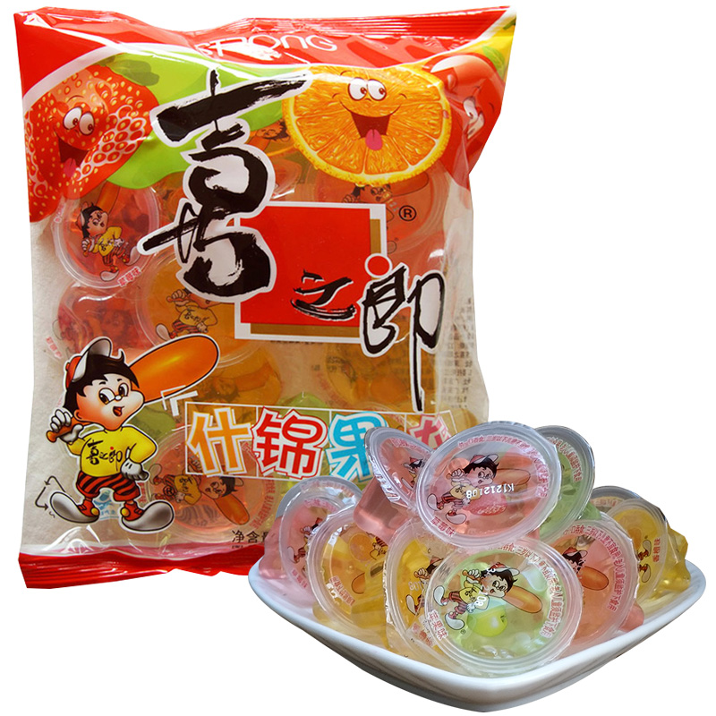 喜之郎果冻什锦果冻乳酸果冻办公室休闲零食小吃袋装360g882g参数