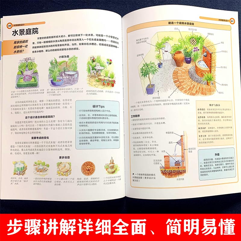 水庭景物:家庭水景庭院设计与建造(庭要素) A.&G.布里奇沃特 著 专业科技 文轩网