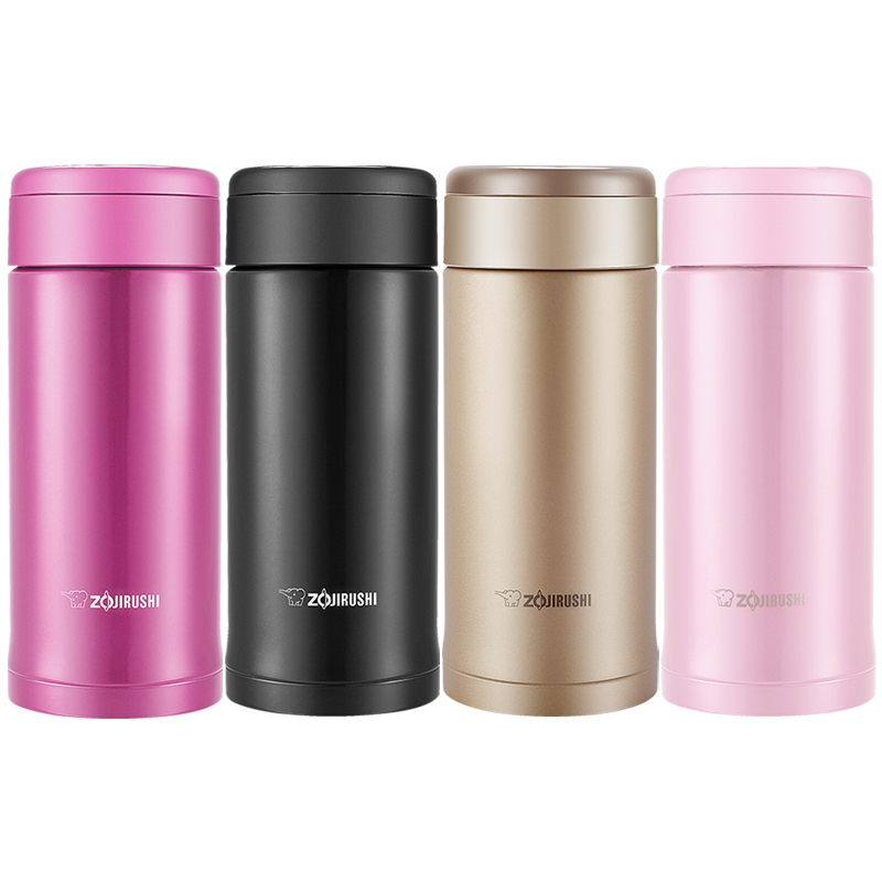 象印(ZO JIRUSHI) 保温杯 SM-ASE35 进口304不锈钢双层真空保温保冷水杯 360ml