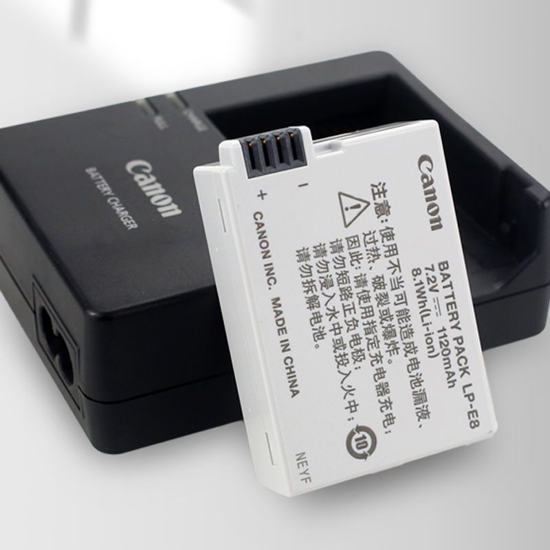 佳能原装lpe8电池eos550d600d650d700d单反相机锂电池佳能原装lpe8