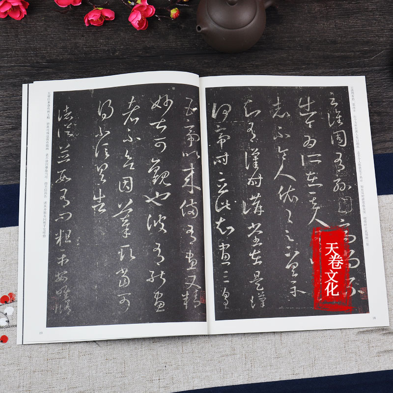 [正版]天卷 晋王羲之 十七帖 历代碑帖 杜浩主编 草书毛笔字帖软笔书法学生成人临摹帖练习古帖鉴赏 简体旁注原碑原贴高清大图