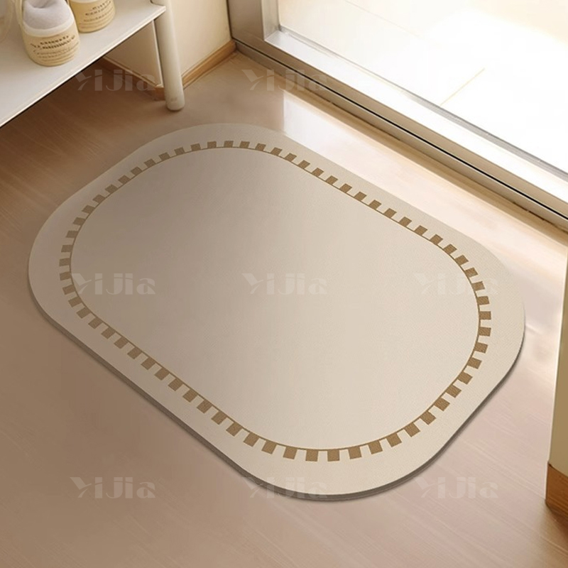 翌嘉YJ40802059 硅藻泥防滑地垫卫生间吸水防滑垫速干脚垫高清大图