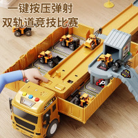 加大号儿童货柜车吊车大型卡车合金挖掘机汽车工程车玩具套装男孩