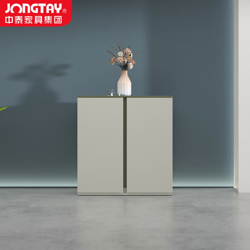 中泰(jongtay)J-OKE-CA10 办公文件柜矮柜储物柜组合资料柜长条柜木质落地柜打印机柜