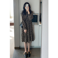 艳如飞新款温柔风小清新内搭长裙女炸街打底碎花连衣裙子150小个子春款连衣裙