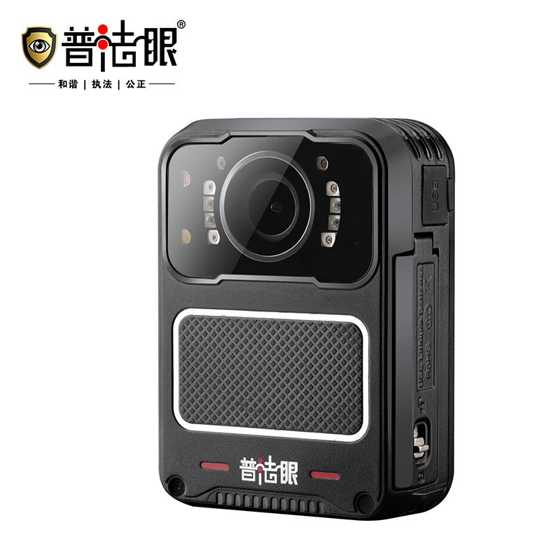 普法眼DSJ-PF6 32G黑色4800W像素4K显示WIFI执法记录仪实时GPS北斗红外激光夜视