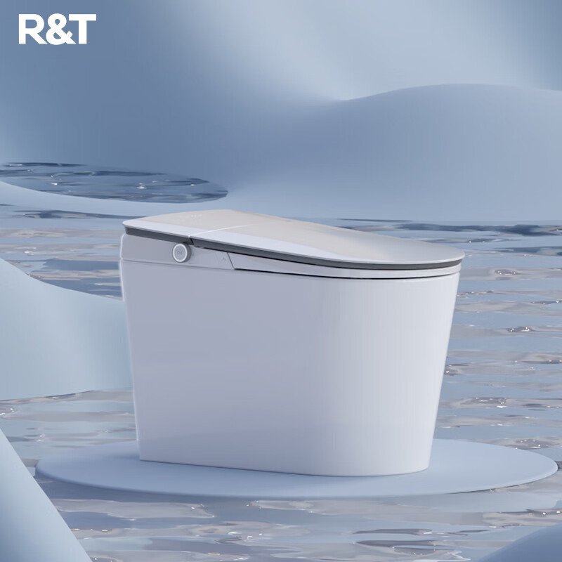 瑞尔特(R&T)智能马桶一体机UVC水路杀菌自翻盖轻音无水压律动水洗智能坐便器 A60