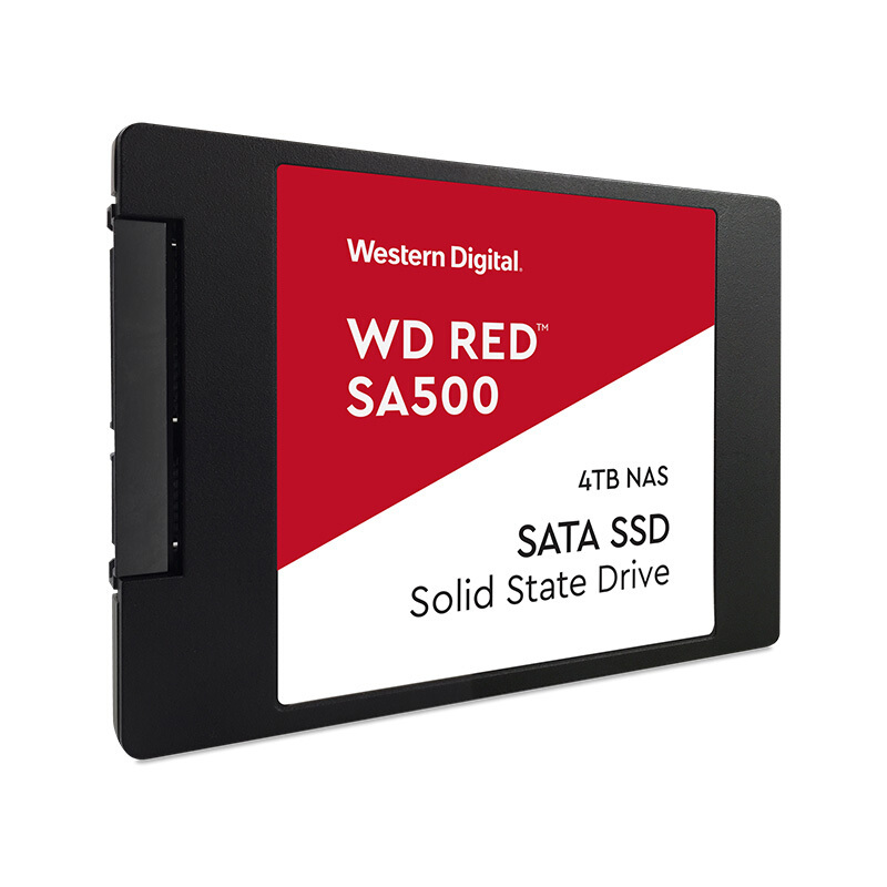 西部数据(Western Digital)4TB SSD固态硬盘SATA3.0接口(NAS)硬盘WD Red SA500