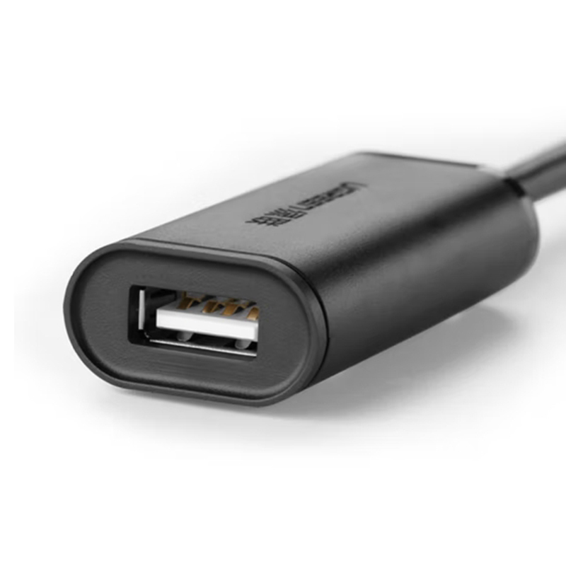 绿联USB2.0公对母延长线 无线网卡信号放大连接线带供电 打印机监控摄影头扩展延长加长线 5米20213高清大图