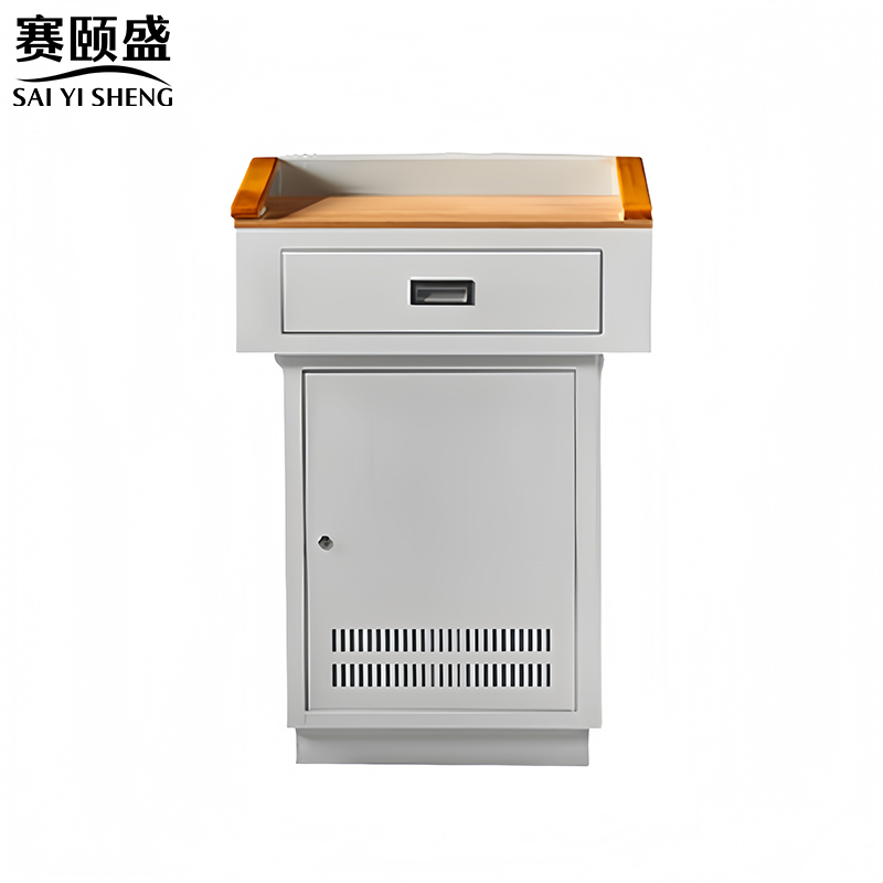 赛颐盛多媒体讲台 木面700*550*1000mm台