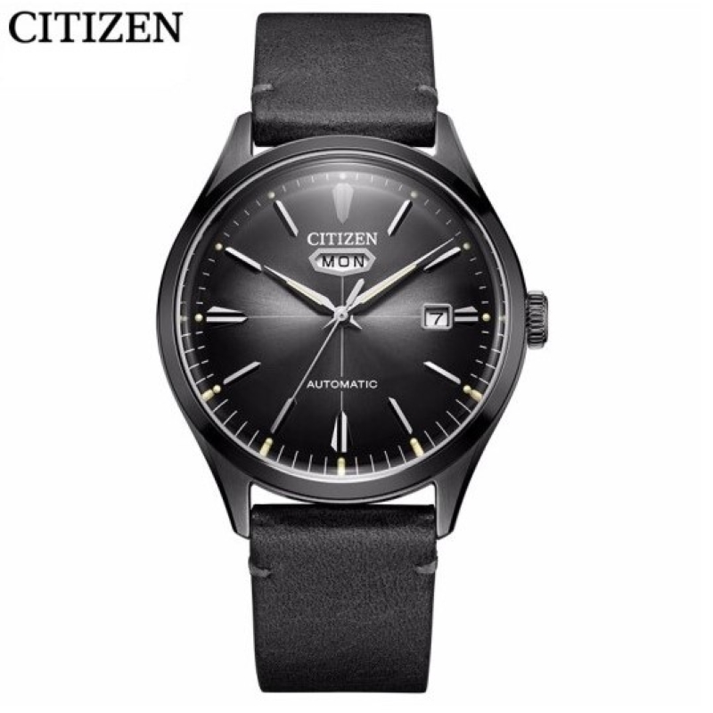 国行 西铁城 citizen 手表 自动机械皮带日期显示复古休闲男士手表 nh