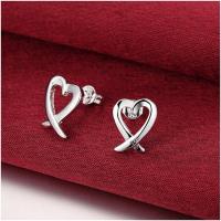 E055 Women silver plated earring 镀925纯银耳环时尚创意耳钉女