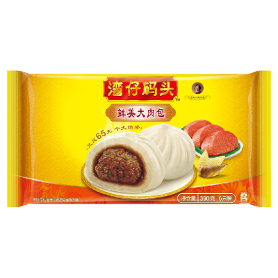 湾仔码头鲜美大肉包390g