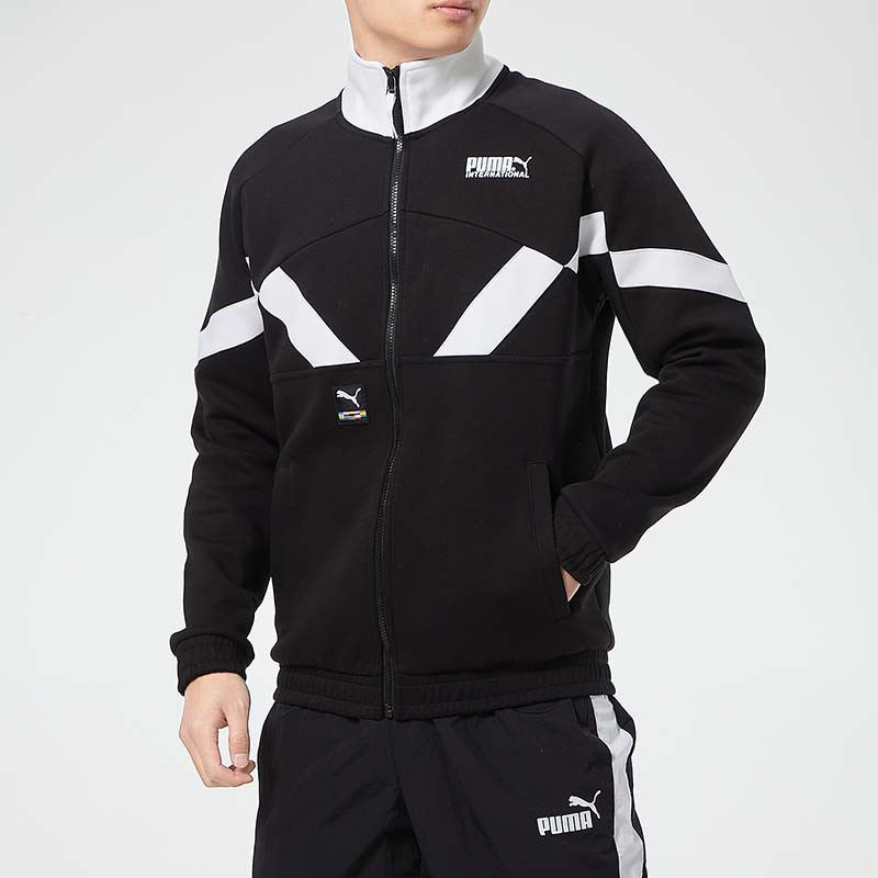 Puma彪马外套男装夹克2021春季新款立领户外训练运动服531339
