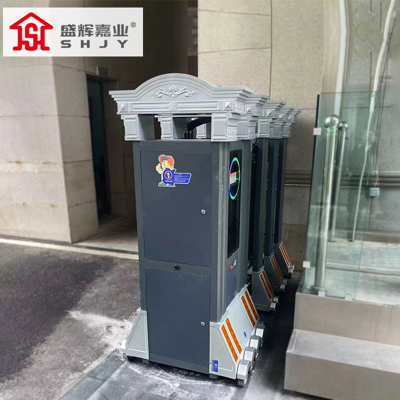 盛辉嘉业 电动伸缩门单位学校工厂别墅户外铝合金伸缩门定制高清大图