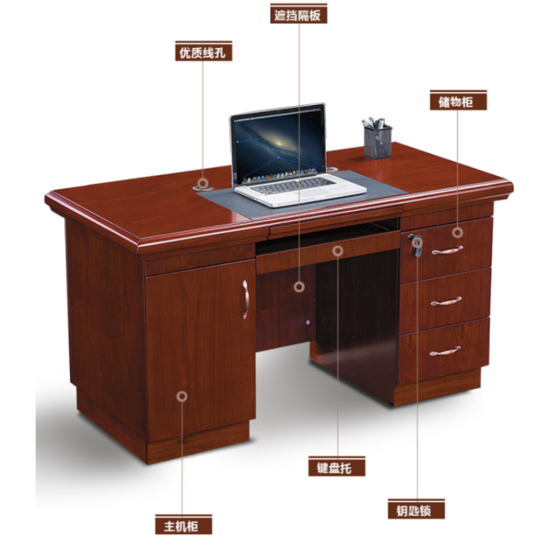 墨之麟办公桌 1400×700×750mm/张高清大图