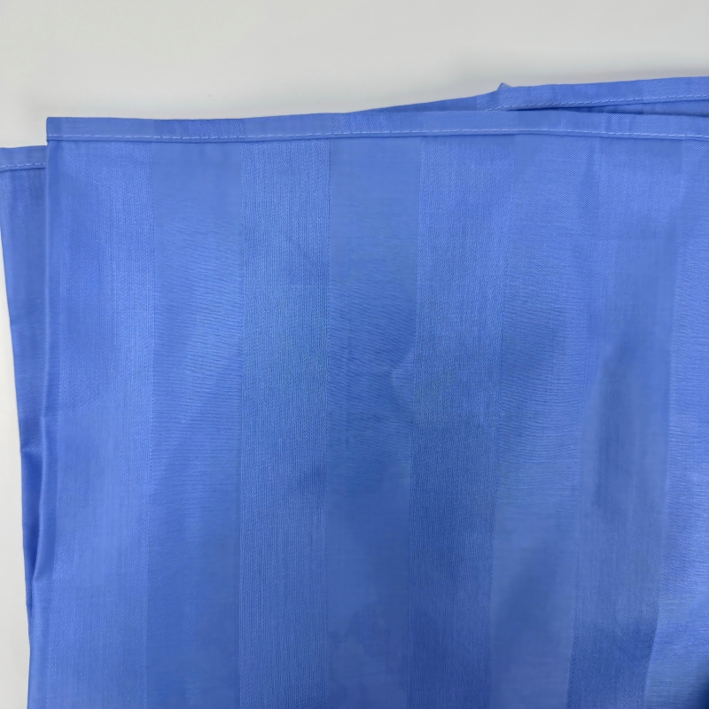 梦丽赛 蓝缎条床单宿舍床单 MLS-LDT-001 (条)高清大图