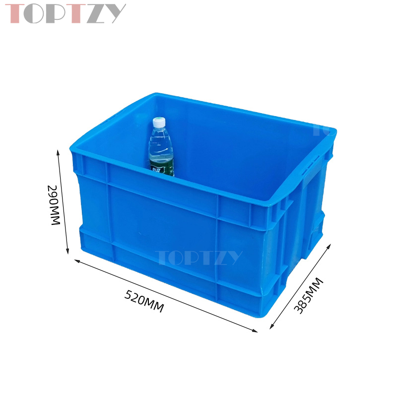 toptzy TZ5071734 塑料周转箱长方形物流物料配件收纳储物箱 520*385*290高清大图