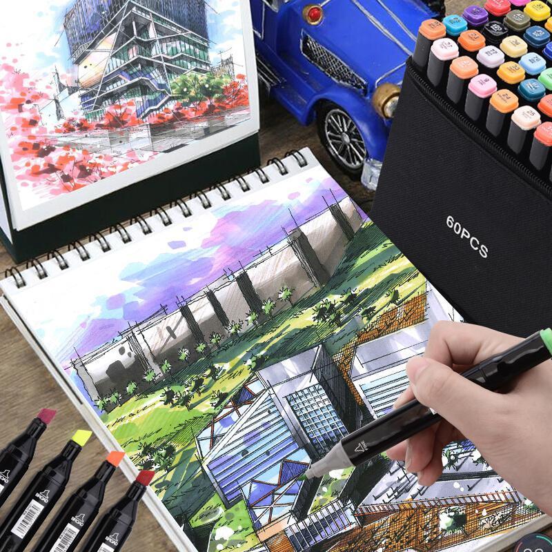 源乐堡yuanlebao名韵儿童马克笔套装学生36色绘画工具套装水彩笔抖音