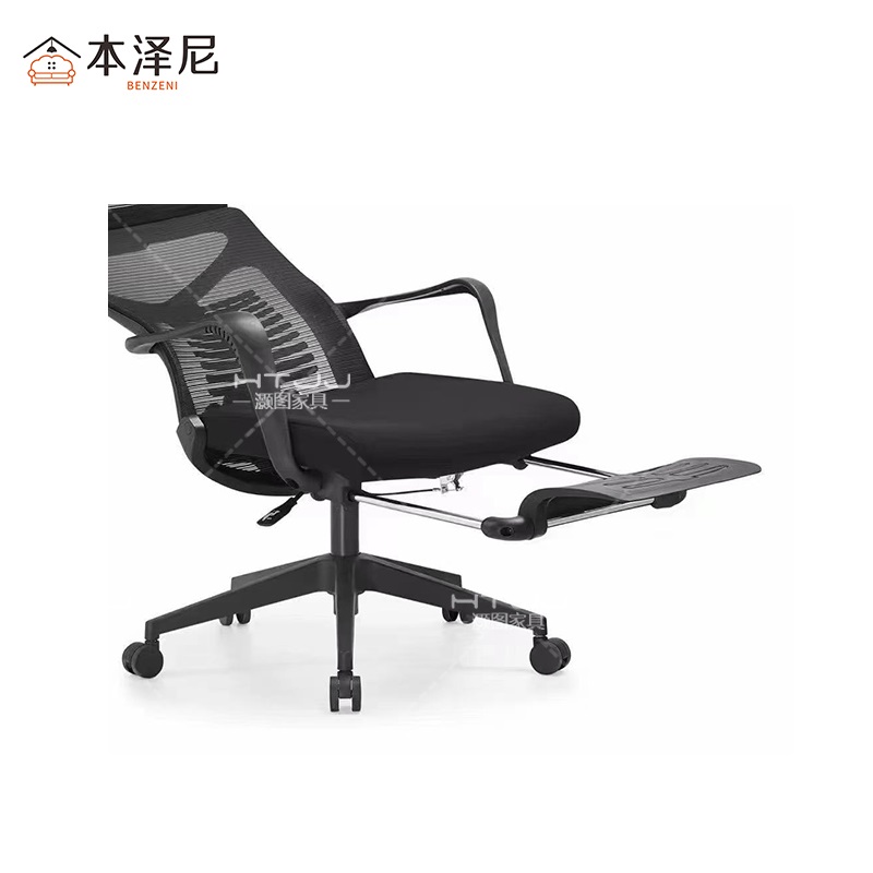 本泽尼 午休椅 可躺网椅 HTZ-YJ684 510*530*1170mm 把高清大图