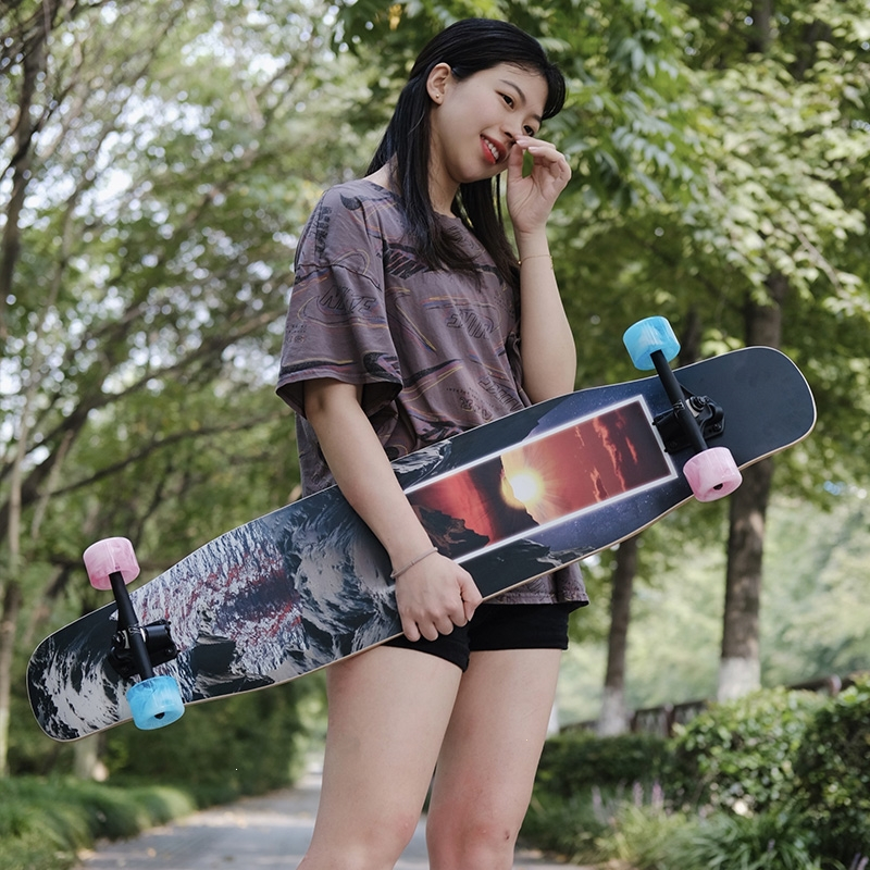 闪电客长板滑板成人男女生刷街平花舞板初学者专业板