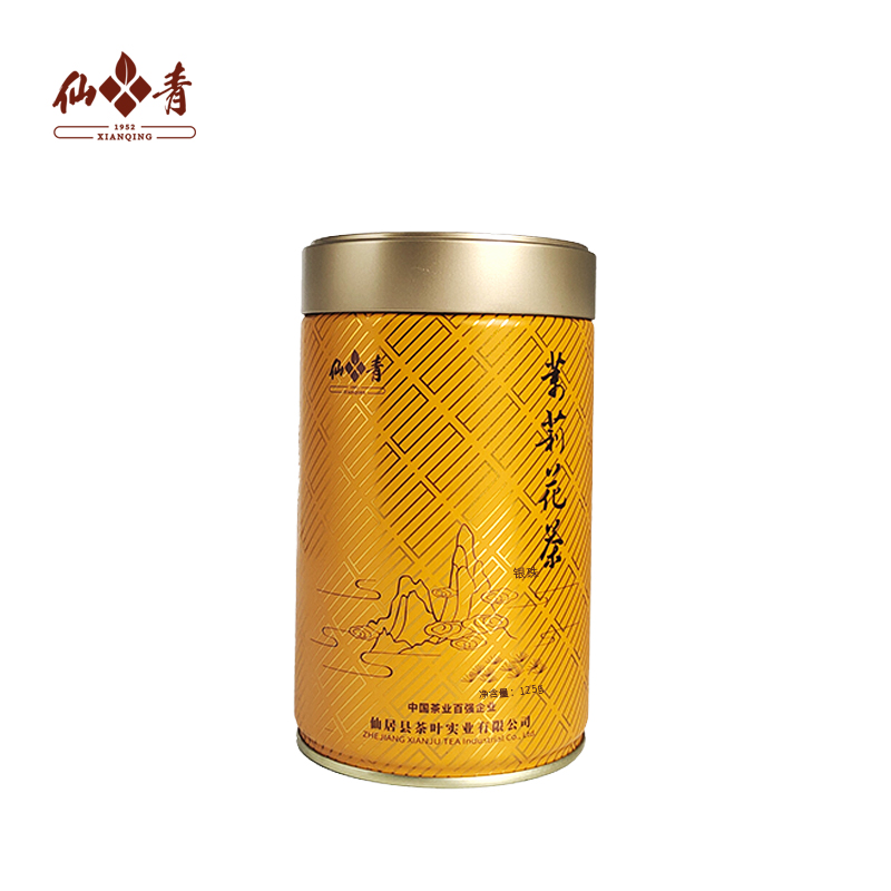仙青一级茉莉花茶125g金属罐装高清大图