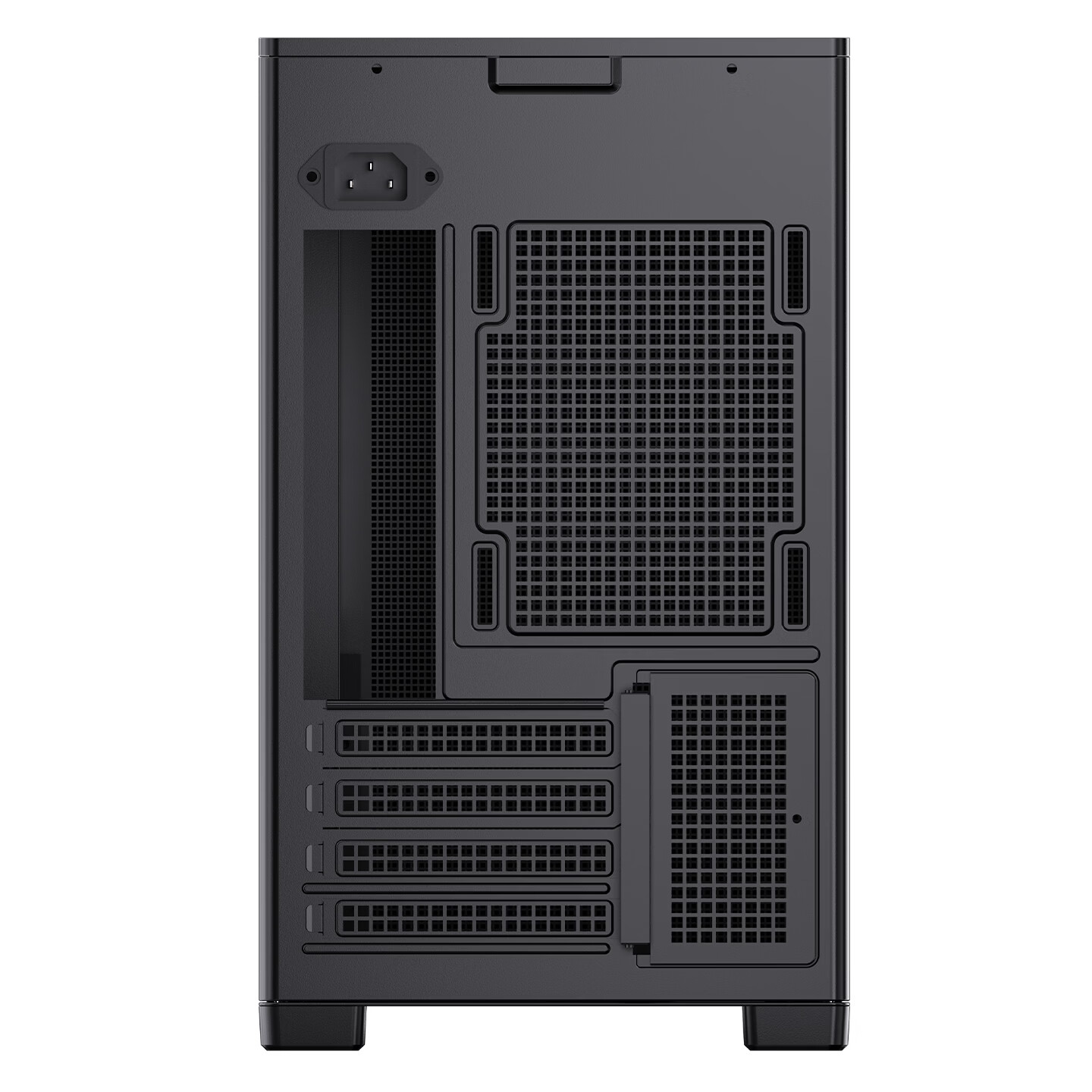 Thermaltake(Tt)TG100 机箱电脑主机 黑色(Type-C接口/桌面迷你/支持240水冷/MATX主板高清大图