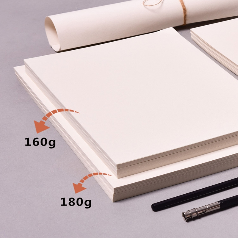 200张加厚美术8k素描纸160g速写纸绘画画铅画纸4ka416k八开小学生用