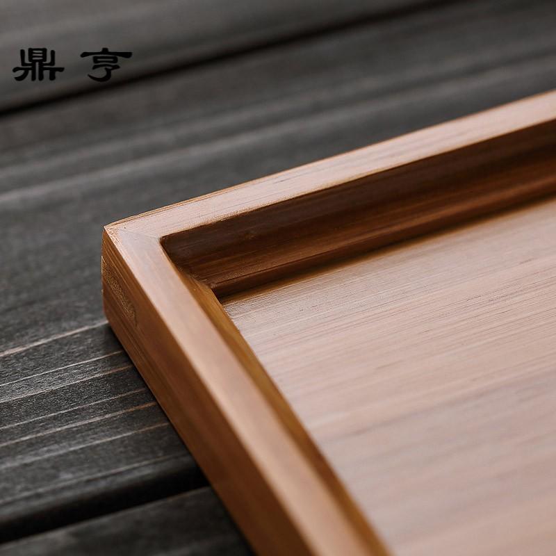 鼎亨 竹子茶盘家用简约 茶海家用托盘茶盘 茶台竹茶海竹制茶盘