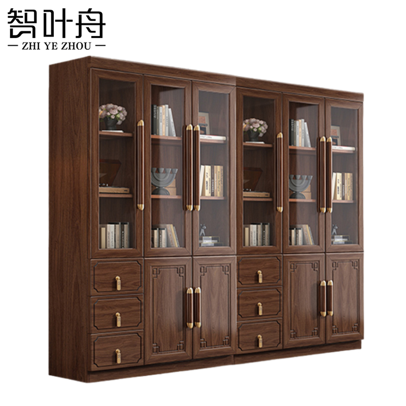 智叶舟资料柜2220*372*1940mm台高清大图