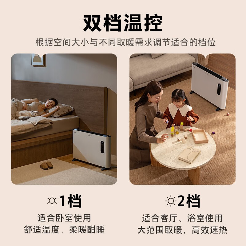 东芝(TOSHIBA)小和煦取暖器家用欧式快热炉电暖器速热恒温ECO居浴两用对流式防水电暖器 PW-2222SCN(W)高清大图