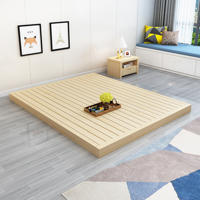 艺可恩床架子排骨架18米经济型实木床板15米木板硬板床垫地台床床板子