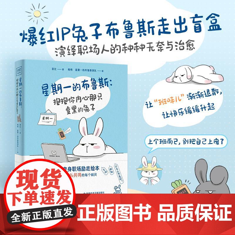 星期一的布鲁斯抱抱你内心那只变黑的兔子 菲比科学技术文献出版社高清大图