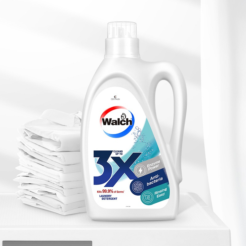 威露士(Walch)3x洗衣液3L原味 酵素配方除菌99%除螨去污洁净三效合一持久留香洗衣液高清大图