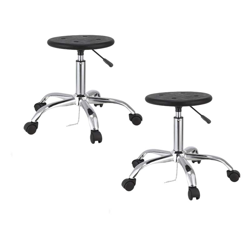 先围 防静电凳 五星脚滑轮升降44-62cm 个高清大图